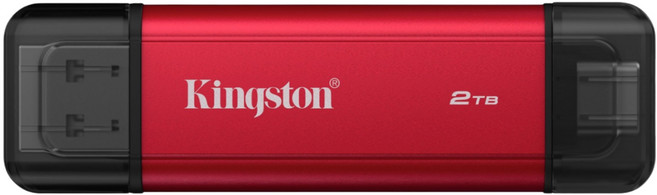Kingston 金士頓 雙介面行動固態硬碟 USB-A + USB-C SPSD/2TB, 1個, 2TB