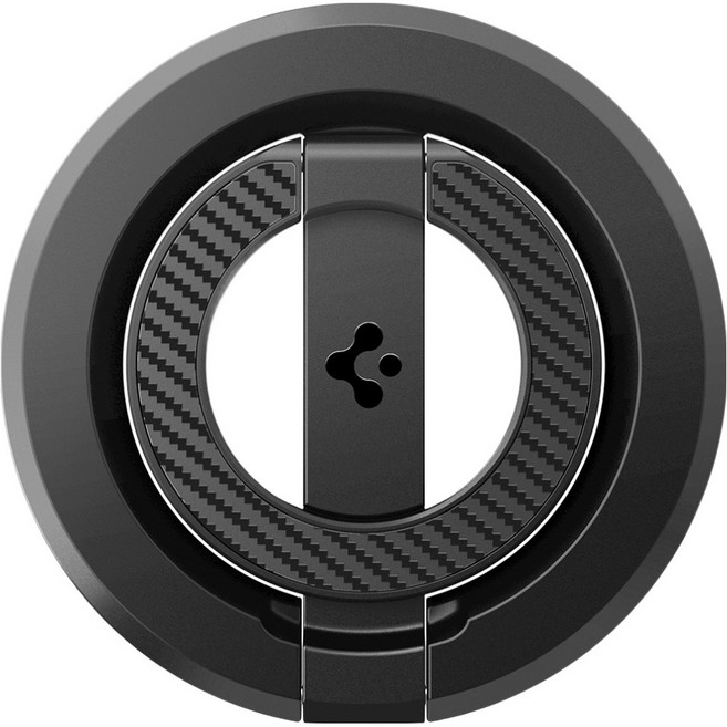 Spigen 雙磁吸指環支架 GP-TOU026PGABK, 1個, 黑色