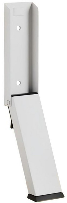 Couselect 不銹鋼門擋阻門器/防風防撞大門止門縫安全頂門器, 白色, 1個