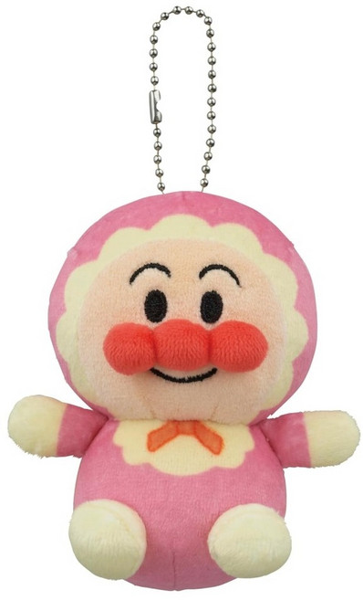 ANPANMAN 麵包超人 QQ棉花糖小偶 麵包超人小寶寶, 粉紅色, 1個, 8cm