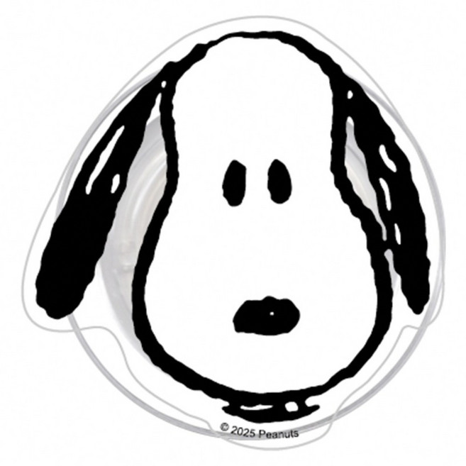 PEANUTS 史努比 磁吸氣囊手機支架, 正臉, 1個