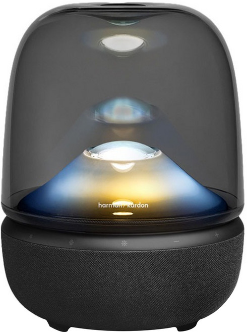 Harman Kardon 公司貨 無線水母藍牙音箱, 黑色, Aura Studio 5
