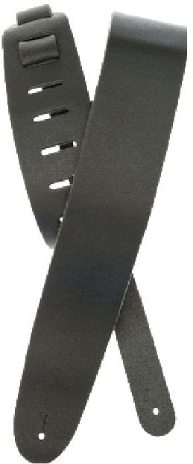 D'Addario 397188 基本款皮革吉他背帶 黑色 25BL00, 1個