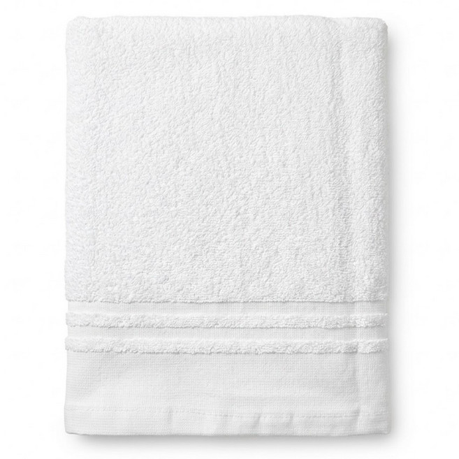 Lin Hua Towels 林花毛巾 8兩輕薄款浴巾, 白色, 1個