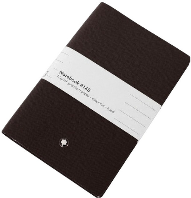 MONTBLANC 萬寶龍 Saffiano 線條筆記本 煙草色日誌, 棕色, 1個