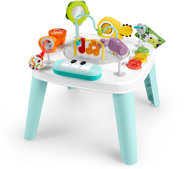 fisher-price 費雪 趣味學習雪三合一遊戲桌, 混和顏色, 1個