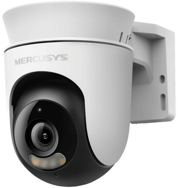 Mercusys 水星 台灣公司貨 1080P Wi-Fi 監視器 AI偵測 IP65 雙向語音 可旋轉360度攝影機 戶外, 1個, MC500