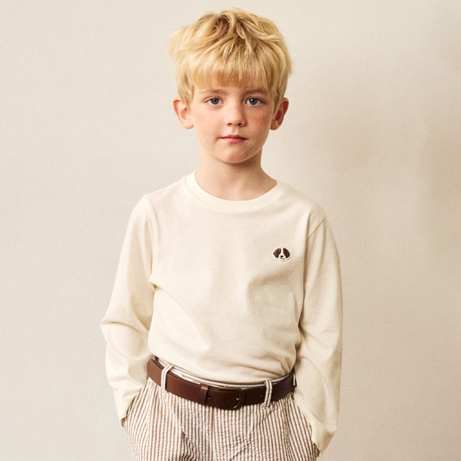 HAZZYS KIDS 長袖圓領T恤