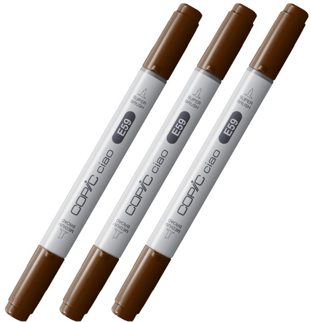 COPiC 酷筆客 Ciao 麥克筆 E59 核桃色
