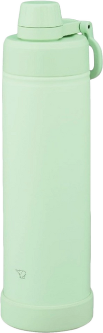 ZOJIRUSHI 象印 不銹鋼真空提把保冷水壺 可機洗 SD-KA75-GM, 淺綠色, 1個, 750ml