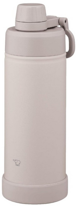 ZOJIRUSHI 象印 不銹鋼真空提把保冷水壺 SD-KA60-HM, 米灰色, 1個, 600ml