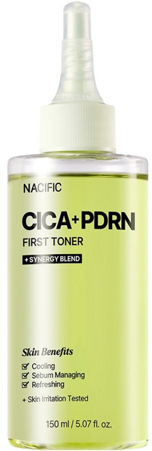 NACIFIC 新生草本積雪草PDRN舒緩化妝水, 1個, 150ml