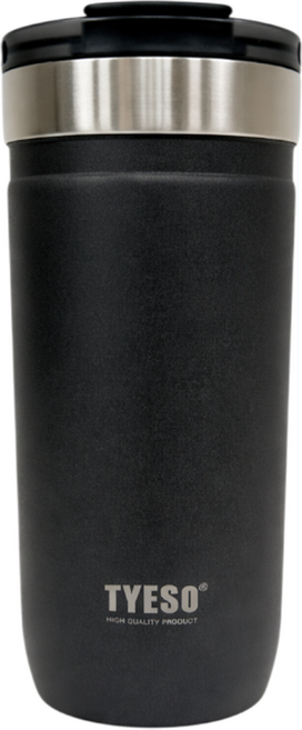 TYESO 泰碩 304不鏽鋼便攜隨行保溫杯, 黑色, 1個, 710ml