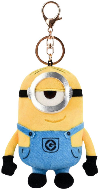 minions 小小兵 玩偶吊飾, 12cm, 經典Stuart, 1個