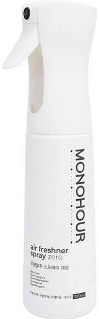 MONO HOUR 室內用無香除臭噴霧 Zero, 1個, 300ml