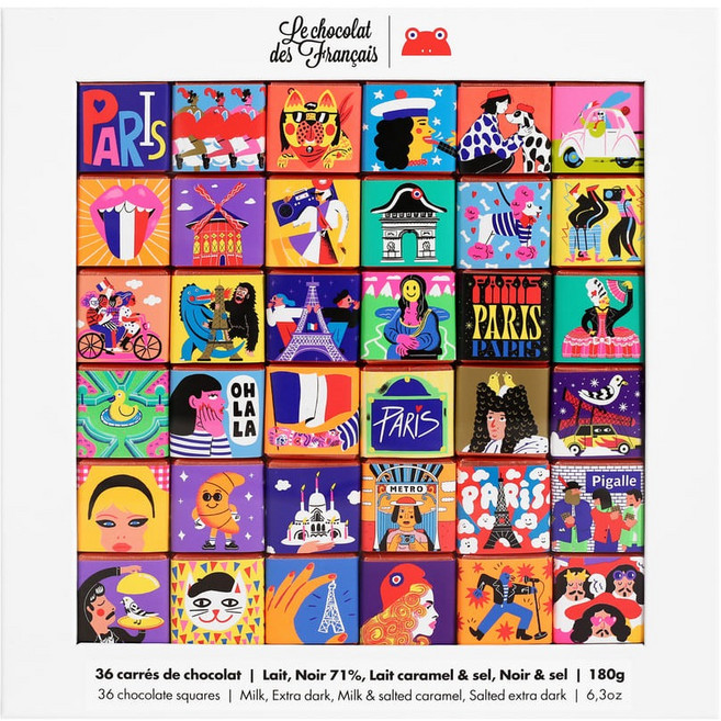 LE CHOCOLAT DES FRANCAIS 36顆巧克力套裝, 1套