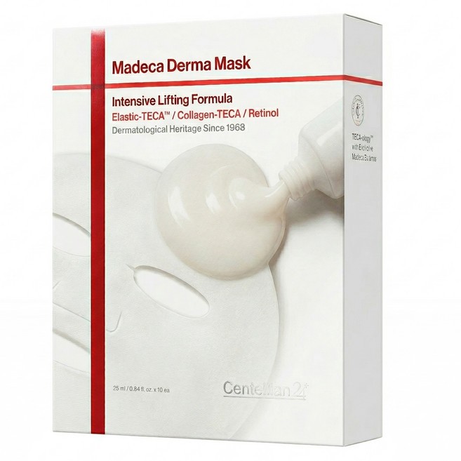 Centellian 24 森特蓮 積雪草強效拉提配方Derma面膜, 10入, 1個, 250ml
