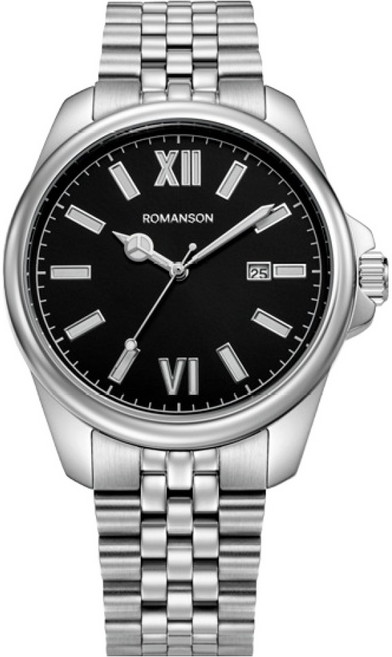 ROMANSON Actius 日期金屬手錶 41 RWTMMM6BS202