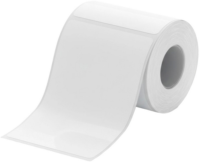 NIIMBOT 自黏性熱感應紙 B21感熱貼紙 B系列標籤機專用 50 x 80mm 95張, 白色, 1個, 8m