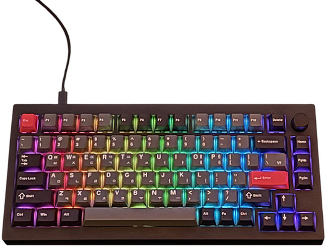 Keychron EX75 HE 8K RGB 熱插拔有線機械式鍵盤