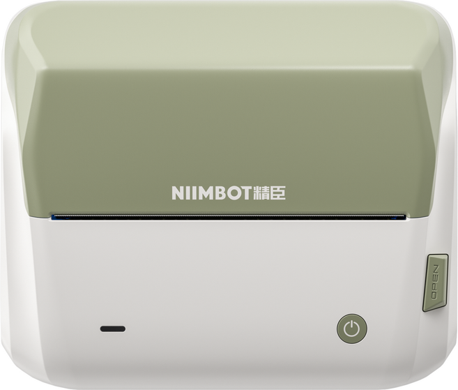 NIIMBOT 智能標籤機 B4, 艾綠色, 1個