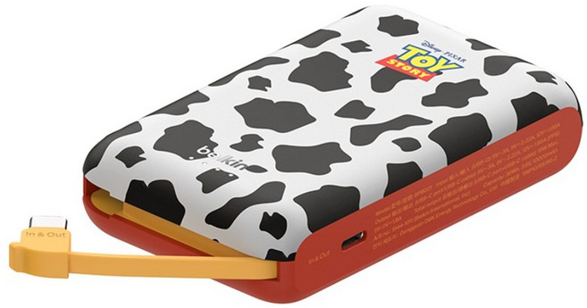 belkin 貝爾金 BoostCharge 便攜式行動電源 內置USB-C充電線 10000mAh Type-C, 玩具總動員, BPB021