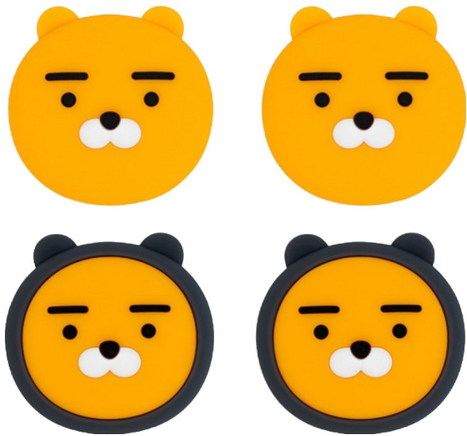 Kakao Friends 防門撞守護門擋 2款 x 2件組, Ryan 炭灰色, 1組