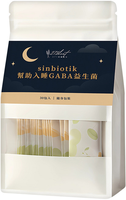 271diet sinbiotik 幫助入睡 GABA 益生菌(隨身包款式隨機), 1套, 30份