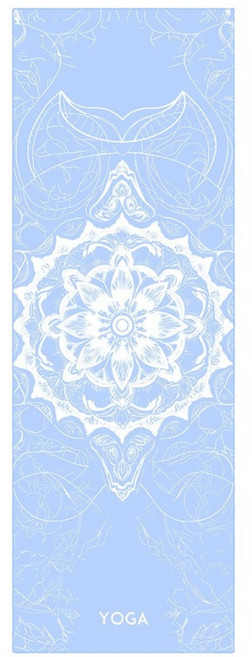YOGA 專業防滑瑜伽鋪巾 速乾吸汗便攜, 藍色, 1個