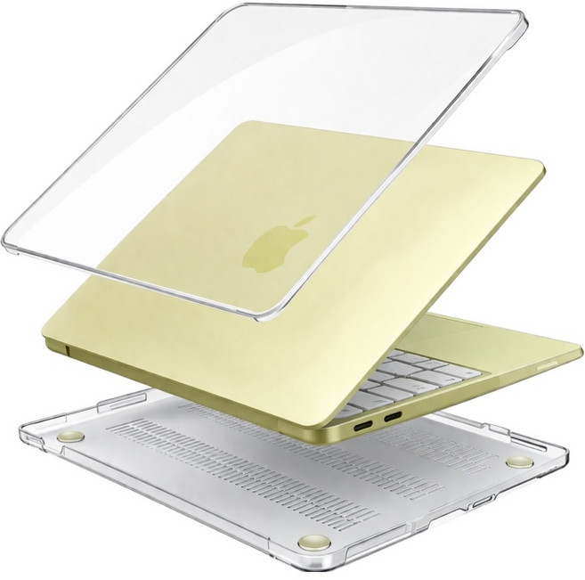 apent MacBook Neo 硬殼保護套, 透明, 1個