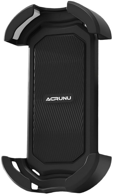 ACRUNU 騎行手機支架 摩托車導航支架 自行車騎行支架 緩震設計 騎行外出適用, 黑色, 1個