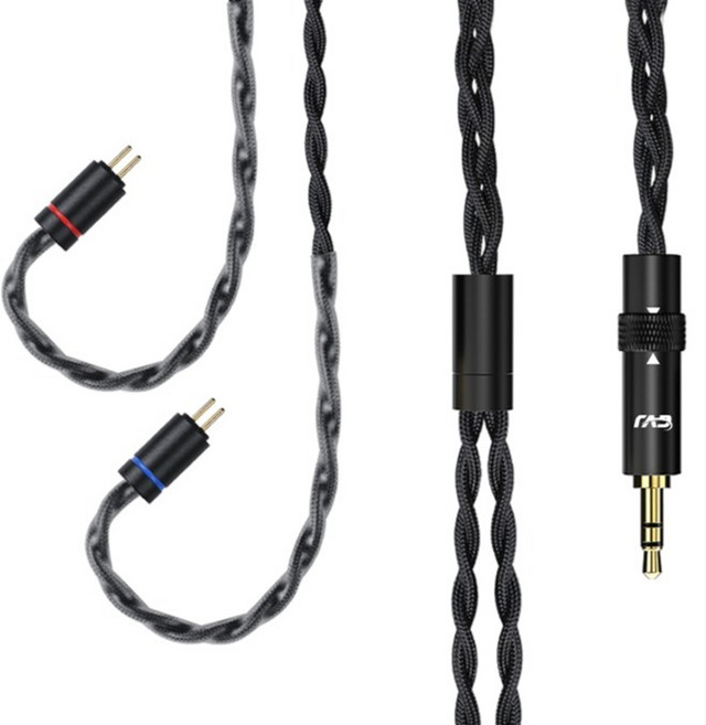 CVJ 3.5mm 4.4mm 可替換式無氧銅線客製化音源線