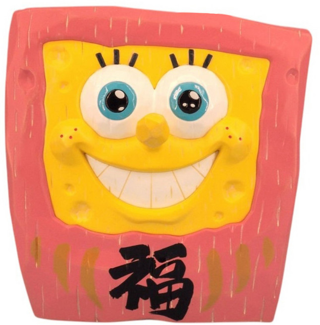 nickelodeon 福部屋系列 URDU X NICK 達摩公仔 海綿寶寶, 1個