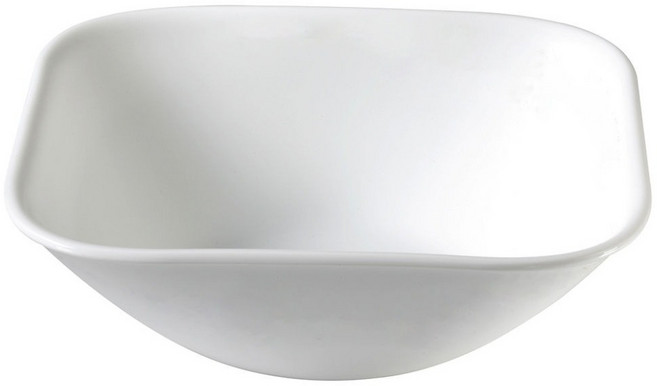 Corelle Brands 康寧餐具 方型中碗 2323 23oz, 經典純白, 1個