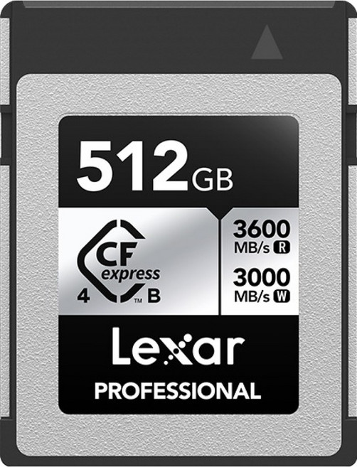 Lexar 雷克沙 CFexpress Type B 4.0 銀色 K RAW 電影記憶卡, 1個, 512GB