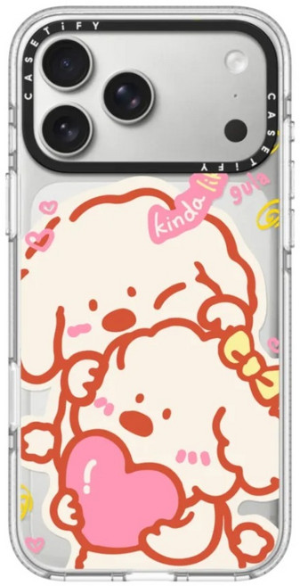 CASETiFY 手機 強悍防摔 保護殼 iPhone 17 Pro Max MagSafe 兼容 喜歡你 透明色