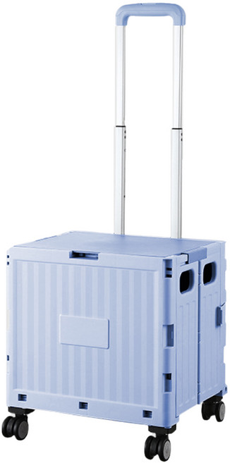 ONE HOUSE 太谷4輪輕量折疊收納車 OH-Q307-4, 淺紫色, 1個