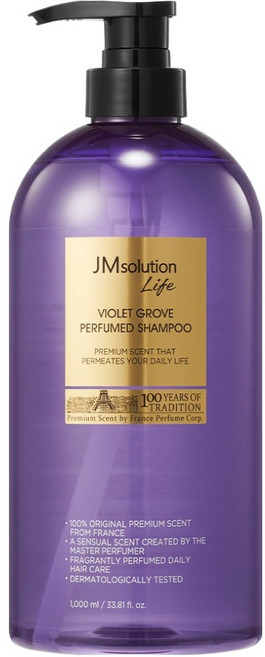 JMsolution Life Violet Grove 香氛洗髮精 木質麝香, 1個, 1L