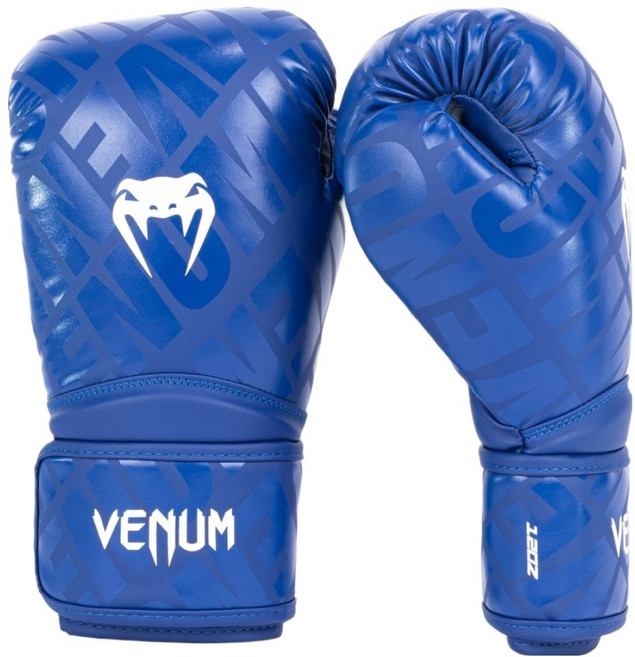 VENUM Contender 1.5 XT 拳擊手套 雙手配戴套組, 藍色 + 白色, 1套