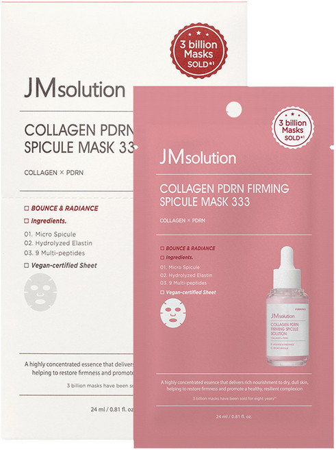 JMsolution 肌司研 膠原蛋白PDRN緊緻微針面膜 333, 1個, 10入