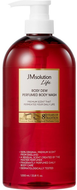 JMsolution Life Rosy Dew 香水沐浴乳 花香玫瑰, 1個, 1L