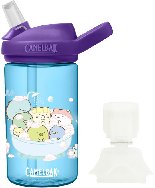 CAMELBAK eddy+ 400ml 兒童吸管運動水瓶 角落小夥伴 洗澡泡泡 + 防塵蓋 全新改款 1個