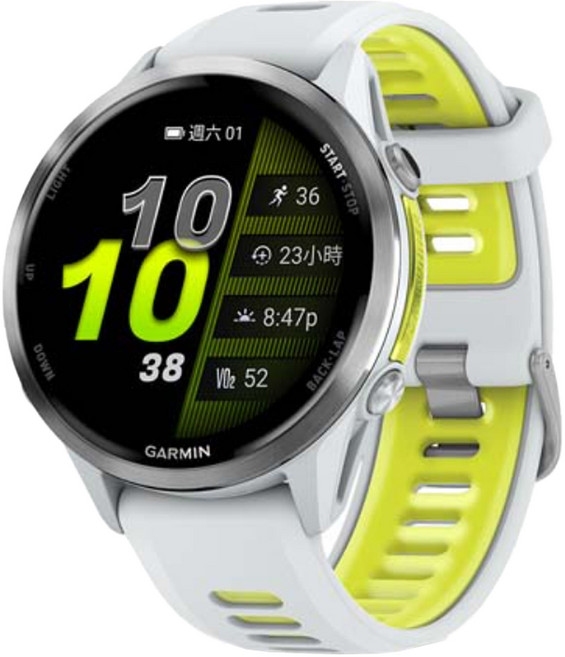 GARMIN FORERUNNER 970 智慧運動錶 1.4吋 GPS 藍牙 逐夢白 全方位鐵人