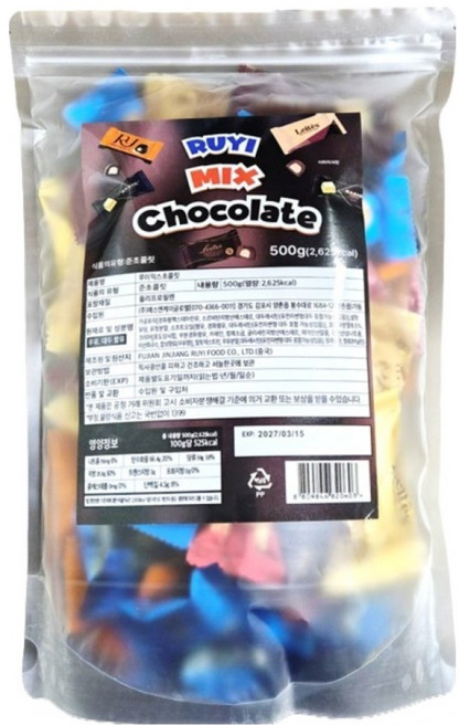 含有奶油的路易米克斯巧克力 500g, 1個