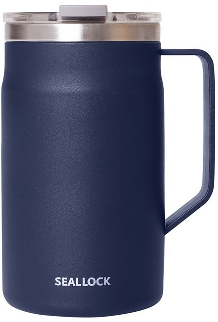 HIKARI 日光生活 時尚馬克杯 600ml H1123, 藍色, 1個