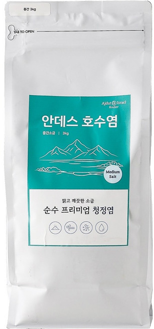 FLaiTO 安地斯湖頂級中粒鹽, 3kg, 1個