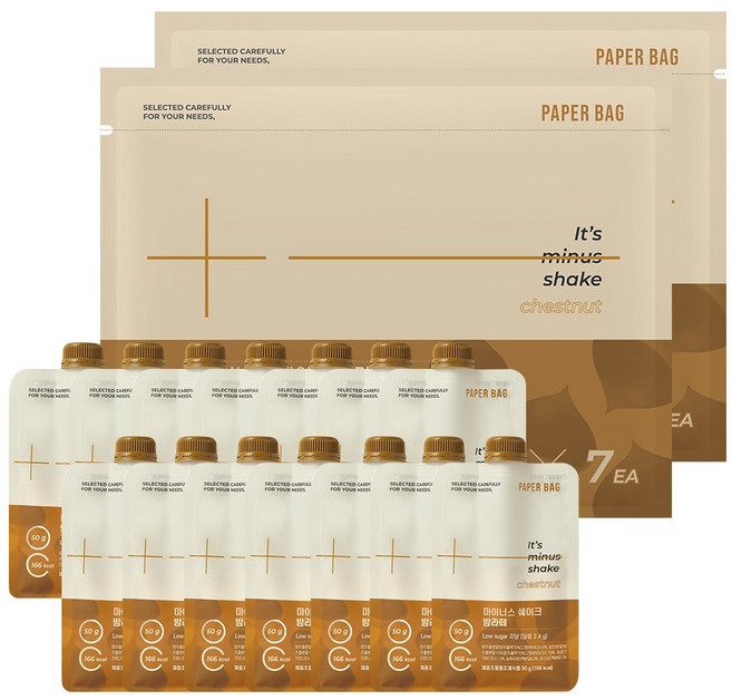 PAPER BAG Minus Shake 麵包拿鐵 2週計畫, 14個, 50g
