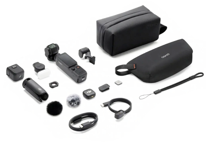DJI 大疆創新 Osmo Pocket 4 手持口袋相機全能套裝 OP-041, 黑色