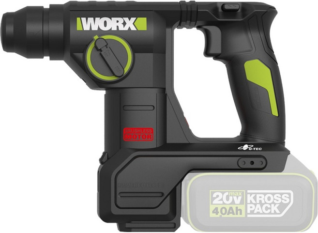 WORX 威克士 充電式旋轉鎚鑽 裸機 20V BL WU384.9, 1個