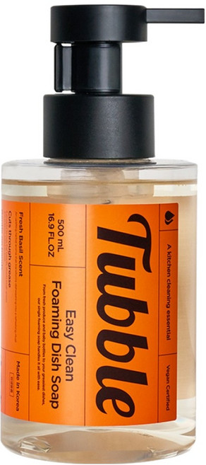 Tubble Easy Clean 泡沫廚房洗潔精, 1個, 500ml